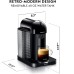 Nespresso Vertuo Coffee and Espresso Machine by Breville, 5 Cups, Black