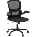 Office Chair, Ergonomic Desk Chair with Lumbar Support and Adjustable Armrests, Breathable Mesh Mid Back Computer Chair, Reclining Task Chair for Home Office