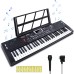 61 key piano keyboard for beginners with built-in dual speakers and microphone portable digital electric piano