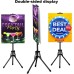 Sign Stand,Double-Sided Advertising Display Tripod Sign Holder, Adjustable Pedestal Banner Stand Height Up to 79 in,Poster Stands for Wedding, Restaurant or Business(Poster not Included)