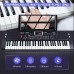 61 key piano keyboard for beginners with built-in dual speakers and microphone portable digital electric piano