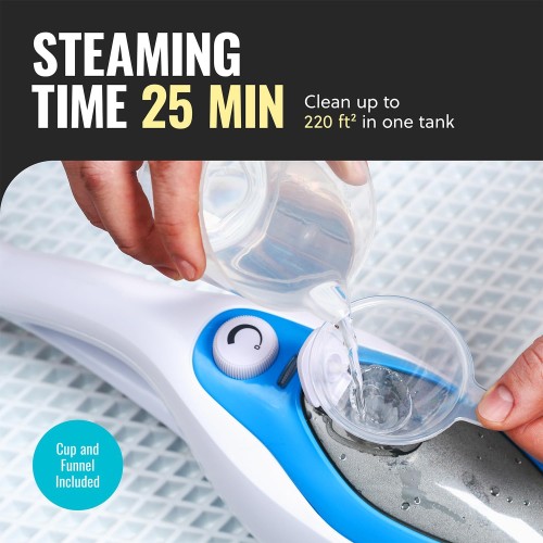 PurSteam 10-in-1 Steam Mop, Floor Steamer with Detachable Handheld Steam Cleaner for Tile, Hardwood Floors