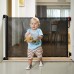 Retractable Baby Gate, 33" Tall, Extends up to 55'' Wide, Black/Child Safety Baby Gates, Pet Retractable Gates for Stairs, Doorways, Hallways, Indoor and Outdoor