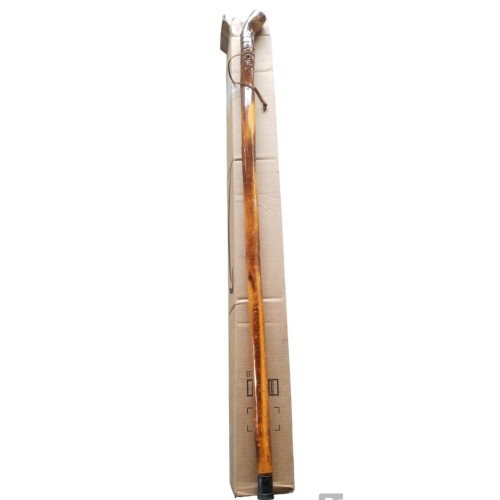 Bamboo Crook Handle Walking Stick Cane 