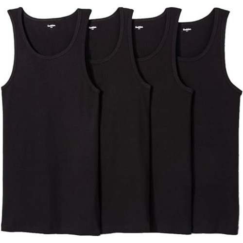 Goodfellow & Co Men's Big Tall 4pk Tank Top Black 4XL