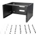 StarTech.com 6U Wall Mount Network Rack - 14 Inch Deep (Low Profile) - 19" Patch Panel Bracket for Shallow Server and IT Equipment, Network Switches - 44lbs/20kg Weight Capacity, Black (WALLMOUNT6)