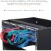 StarTech.com 6U Wall Mount Network Rack - 14 Inch Deep (Low Profile) - 19" Patch Panel Bracket for Shallow Server and IT Equipment, Network Switches - 44lbs/20kg Weight Capacity, Black (WALLMOUNT6)