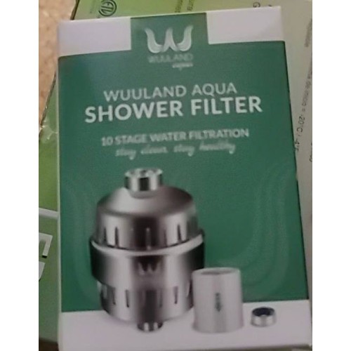 Wuuland High Output 10-Stage Shower Filter - Water Filter - Reduces Dry Itchy Skin