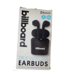 Billboard BB1845 True Wireless Earbuds, Black, New