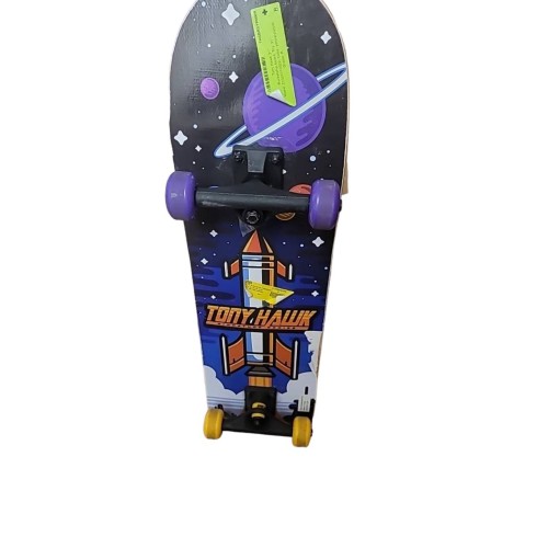 Tony Hawk Signature Series Skateboard Rocket Hawk 31" Yellow/Purple