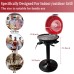 Electric BBQ Grill Techwood 15-Serving Indoor/Outdoor Electric Grill for Indoor & Outdoor Use, Double Layer Design, Portable Removable Stand Grill, 1600W (Stand Red BBQ Grills)