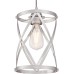 Westinghouse Lighting 6362300 Isadora One-Light Mini, Brushed Nickel Finish Indoor Pendant,