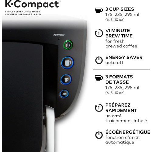 Keurig K-Compact Single Serve Coffee Maker,3 cups