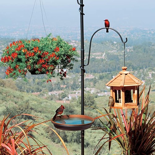 Yard Tree Hanging System, Potted plant hanger, Bird Feeding Station, For Hanging Planters, Bird Feeders, and Wind Chimes on Patios, Decks and Balconies!	