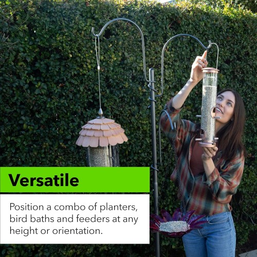 Yard Tree Hanging System, Potted plant hanger, Bird Feeding Station, For Hanging Planters, Bird Feeders, and Wind Chimes on Patios, Decks and Balconies!	