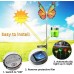 Outdoor Solar Garden Lights,3 Pack Solar Butterfly Decorative Lights, IP67 Waterproof Color Changing