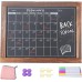 KOOLDE Magnetic Planner Board Monthly Planning Menu Board for Kitchen Wall Reusable Planner Chart for Kids Planner Blackboard Calendar for Record Daily Tasks List 12 x 16"