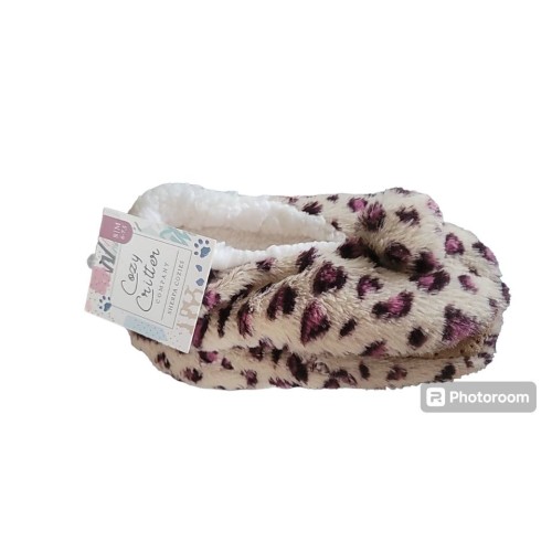 Cozy Critter Company Slipper Cozies sherpa TEEN/WOMEN US Size 6-7.5