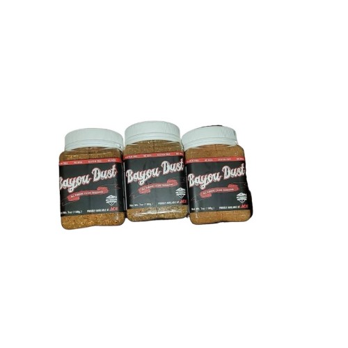 5280 Culinary Bayou Dust BBQ Rub Seasoning 9 Oz. (BAYOURUB-CS) set of 3