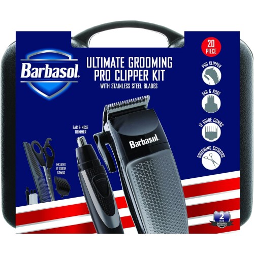 Barbasol CBH1-4003-KIT 20-Piece Ultimate Grooming Pro Clipper Kit