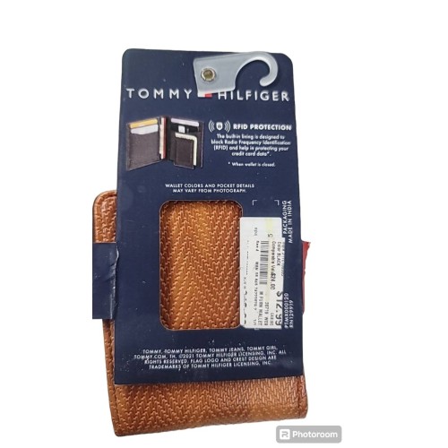 Tommy Hilfiger Rfid Protect Micro Duofold Magnetic Wallet