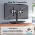 PERLESMITH Universal Swivel TV Stand Base, Table Top TV Stand for 37 to 65,70,75 inch LCD LED TVs, Height Adjustable TV Mount Stand with Tempered Glass Base, VESA 600x400mm, Holds up to 99lbs, PSTVS13