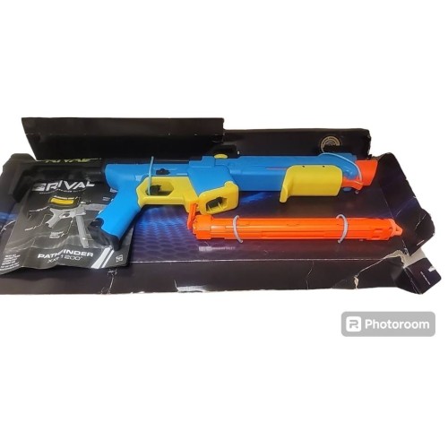 NERF Rival Pathfinder XXII-1200 Blaster, Most Accurate Rival System, Adjustable Sight, 12-Round Magazine, 12 Rival Accu-Rounds