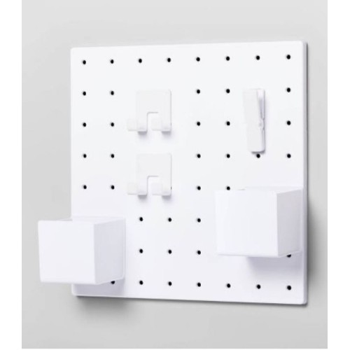 Pegboard Set 13” X13” For Made By Design Utility Cart, Wall, Or Wire Shelving