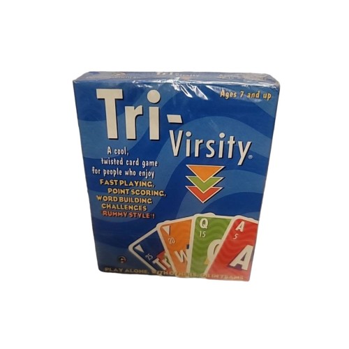 Tri Virsity Card Game 1988 New Sealed Cards