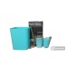 Sets of accessories for bathrooms and toilets