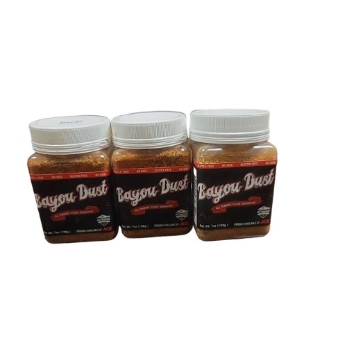 5280 Culinary Bayou Dust BBQ Rub Seasoning 9 Oz. (BAYOURUB-CS) set of 3