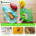 FEROTO Beeswax Food Wraps Eco -Friendly 7 Pack with 3 Reusable Food Wraps Original Print (S, M, L), 3 Storage Mesh Cotton Bags, 1 Paper Shopping Bag – Zero Waste, Biodegradable Food Storage Wrap Set