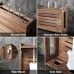 BEARUT Wooden Router Shelf Wall Mount WiFi Router Storage Box Modem Cable Router Cover Organized Power Strip Cable Management Hider Rack Need Assembly 14.9 * 9.8 * 5.4 in (L* H * W)