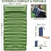 Sleeping Pad for Camping with Pillow, 5" Ultra-Thick Camping Pad with Built-in Pump Ultralight Self Inflating Camping Mattress Pad, Air Mattresses for Backpacking, Hiking, Traveling, Tent