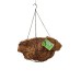 Hanging flower pot with ornament, with coconut basket // Palisad