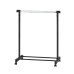 Room Essentials Adjustable Single Rod Garment Rack Black 49x65in. Adjustable