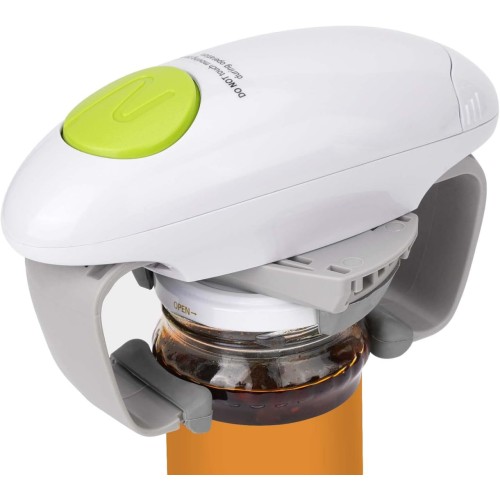 Electric Jar Opener, Kitchen Gadget Strong Tough Automatic Jar Opener For New Sealed Jars,The Hands Free Jar Opener with Less Effort to Open