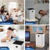 Jafända Air Purifiers for Home Large Room Up To 1190ft², True HEPA 13 Filter, Activated Carbon Remove 99.97% Dust Smoke Odor Pollen Pets Hair Dander Allergies, Quiet Sleep Mode 23dB, Night Light