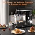 Mini Angel Electric Stand Mixer, 5Quarts, Dough Hook, Flat Beater, Wire Whisk Attachments, 10+P Speeds with Splash Guard, Black