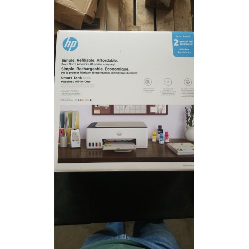 HP Smart-Tank 5000 Wireless All-in-One Ink-Tank Printer with up to 2 years of ink included, mobile print, scan, copy, white, 17.11 x 14.23 x 6.19 Visit the HP Store