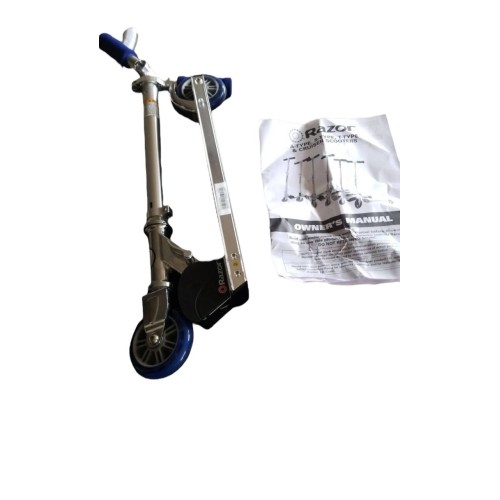 Razor A3 Kick Scooter for Kids - Larger Wheels, Front Suspension, Wheelie Bar, Lightweight, Foldable, and Adjustable Handlebars