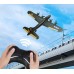 SOWOFA 18-inch Fixed-Wing RC Plane B-17 Aerial Fortress Bomber Gliding Gliding Drone Aircraft Model Children 2 Propeller Driving Electric Toy