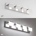 Ralbay Modern Vanity Lights 4 Lights Modern LED Vanity Lights for Bathroom Wall Light Fixture Over Mirror