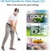 Vr Golf Club Accessory for Meta Quest 2/3 Right Controller, Tilt up & Signal unobstructed Quest 3 Vr Golf Club Handle Attachment