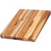 Teakhaus Cutting Board - Large Wood Cutting Board with Grip Handles - Reversible Teak Edge Grain Wood - Knife Friendly - FCS Certified