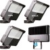 Lightdot 100W LED Flood Light Outdoor 5000K 14000Lm LED Outdoor Flood Light with Dusk to Dawn Photocell, IP65 Waterproof Area Lightings for Parking Lot/Stadium/Backyard-4Pack