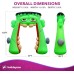 Holidayana Halloween Inflatables Large 10 ft Monster Mouth Archway - Inflatable Outdoor Halloween Decorations Blow Up Halloween Arch for Yard, Lawn & Garden Internal Lights & Built-in Fan