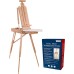 U.S. Art Supply E-500 Field And Studio Sketchbox Easel In Natural