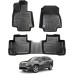 Powerty Compatible with Toyota RAV4 Floor Mats 2 Row Liner Set All Models TPE 3D Floor Liners All-Weather Custom for Toyota Rav4 2024 2023 2022 2021 2020 2019 Accessories