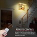 Picture Light, 20in Battery Operated Picture Lights for Paintings,Metal Remote Display Art Light with Timer and Dimmable for Wall Painting,Frame, Portrait, Dartboard(Black)